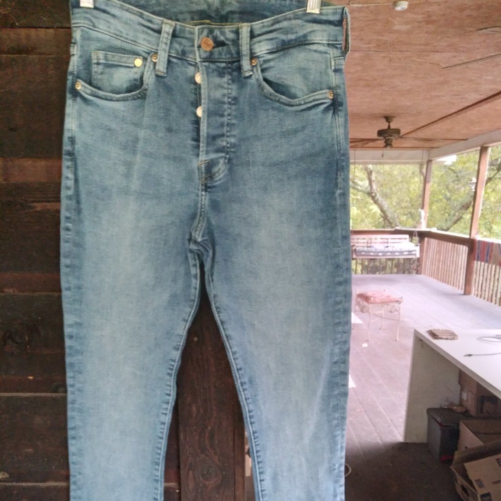 Men jeans size 28x33 skinny 4 buttons